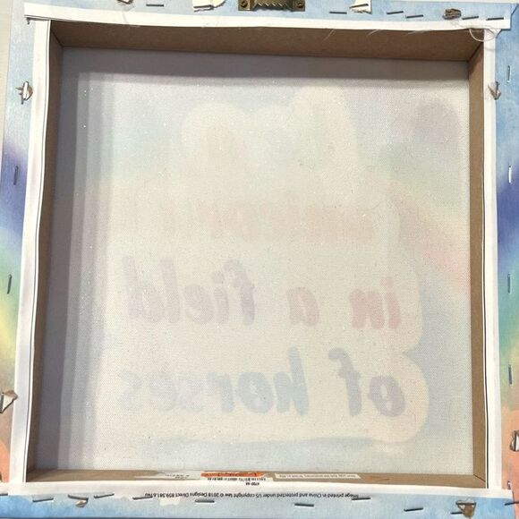 "BE A UNICORN" Canvas Wall Art - Picture 2 of 2